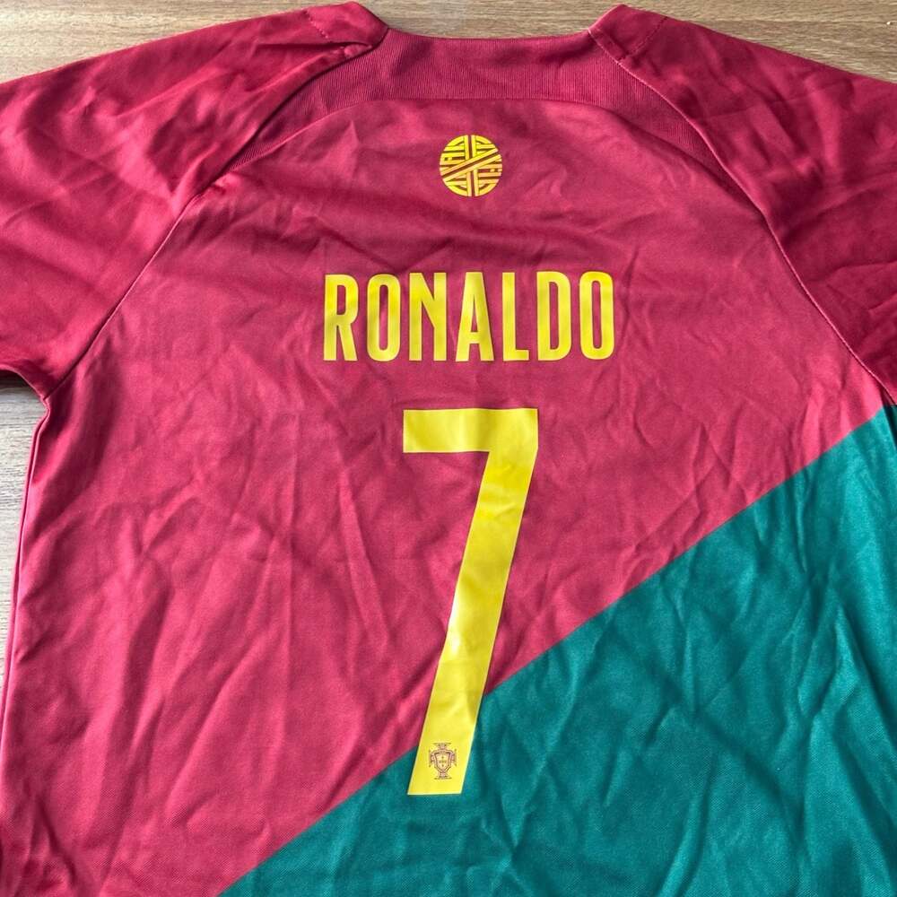 Ronaldo Portugal National Team Jersey Number 7 Kids 24 - Picture 5 of 7